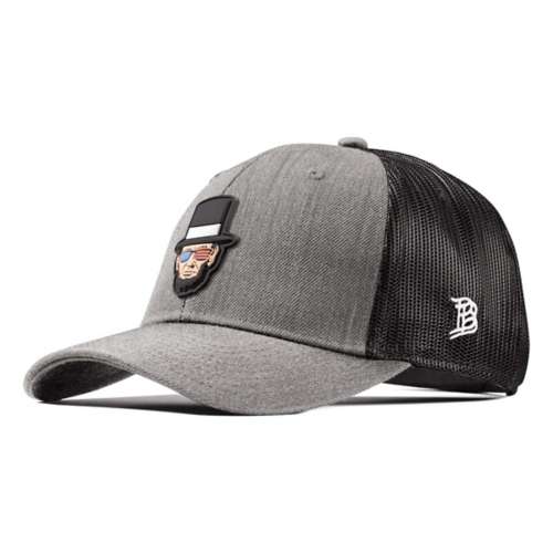 Men's Branded Bills Abe PVC Curved Trucker Snapback Hat