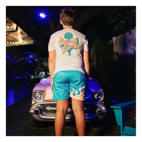 Youth Boys' Baseball Lifestyle 101 Ice Cream Lounge Shorts - Primary Image