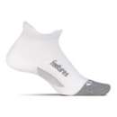 Adult Feetures Elite Max Cushion Tab No Show Black-glacier Running Socks