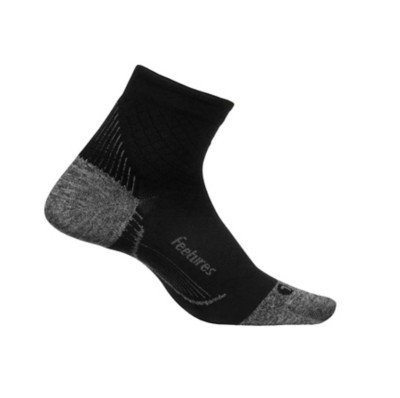 Men's Feetures WoPlantar Fasciitis Relief Quarter Running Socks