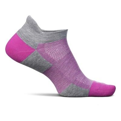 Men's Feetures High Performance Max Cusion Tab No Show running contemporary Socks