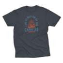 Adult ERLEBNISWELT-FLIEGENFISCHEN Campfire Premium Heathered T-Shirt