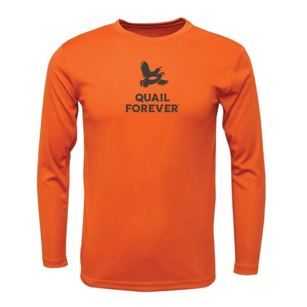 GSA OUTDOORS Men's  Quail Forever Performance Long Sleeve Shirt