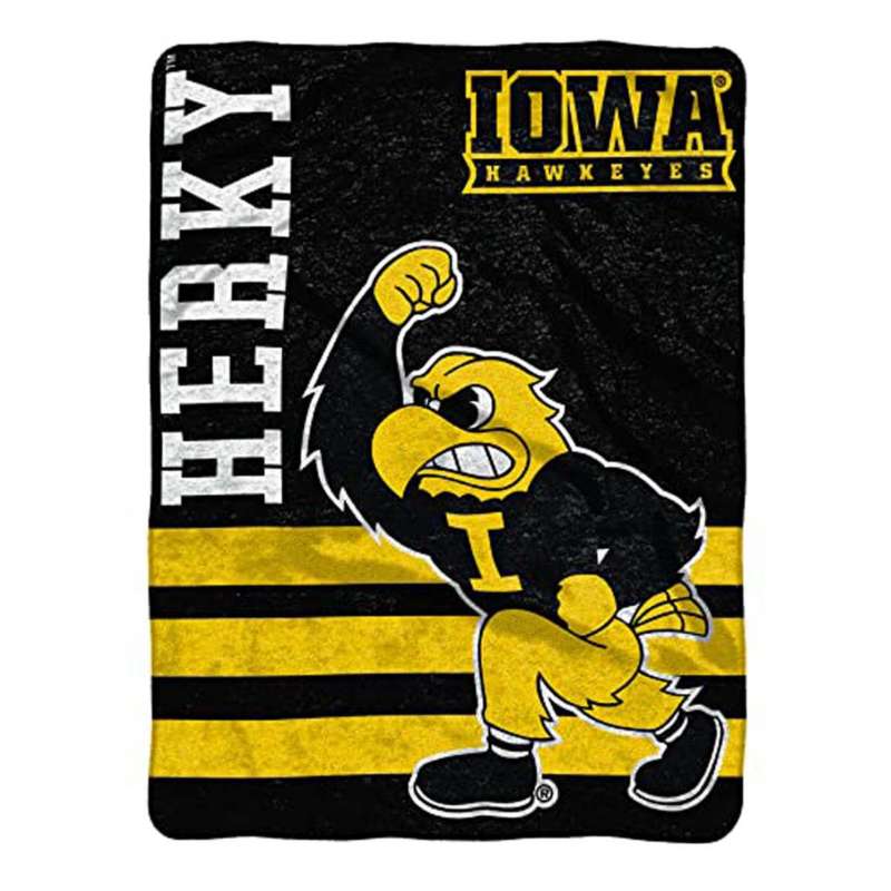 Bleacher Creatures Iowa Hawkeyes 60x80 Mascot Blanket