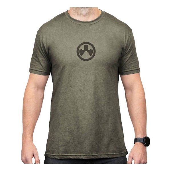 Men's Magpul Icon Logo Athletic Fit T-Shirt Medium Olive Drab Heather