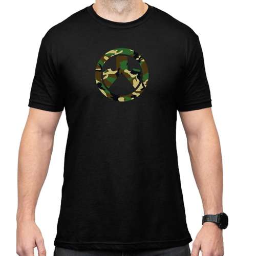 PITTSBURGH Steelers Pirates Penguins TRI-LOGO Black T-Shirt Men's L Digital  Camo