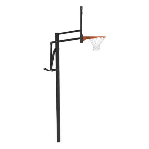 Lifetime 54" In-Ground Tempered Rigid Arm Pump Adjust Basketball Hoop