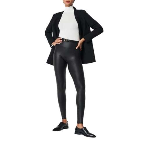 High Rise Vegan Leather Compression Leggings – Southern Fried Glam