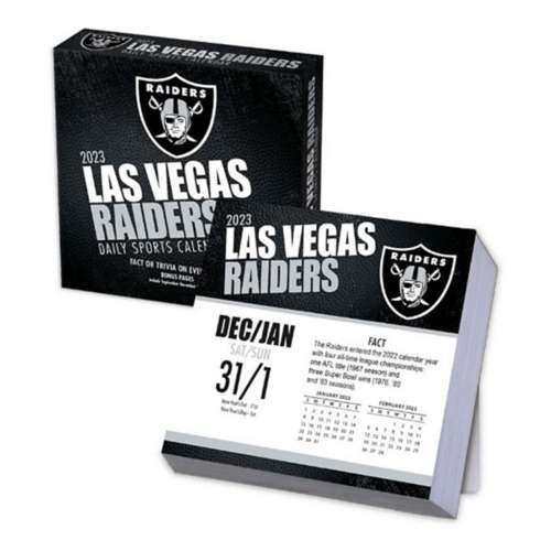 Las Vegas Raiders Aztec Circle Desk Calendar