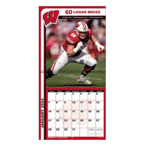 Wisconsin Badgers 2024 Wall Calendar