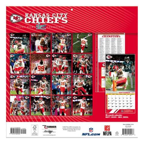 NFL Kansas City Chiefs 2024 Wall Calendar 