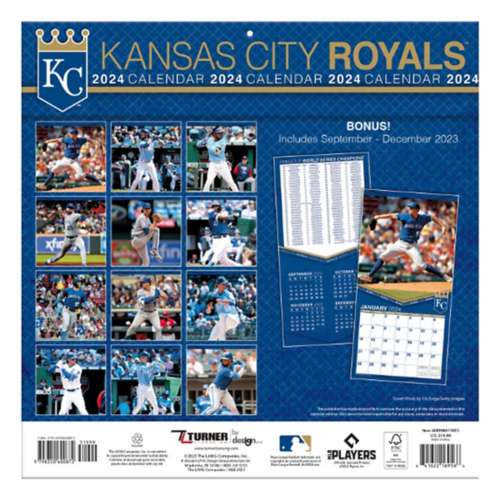 Turner Licensing MLB Kansas City Royals 2023 Wall Calendar