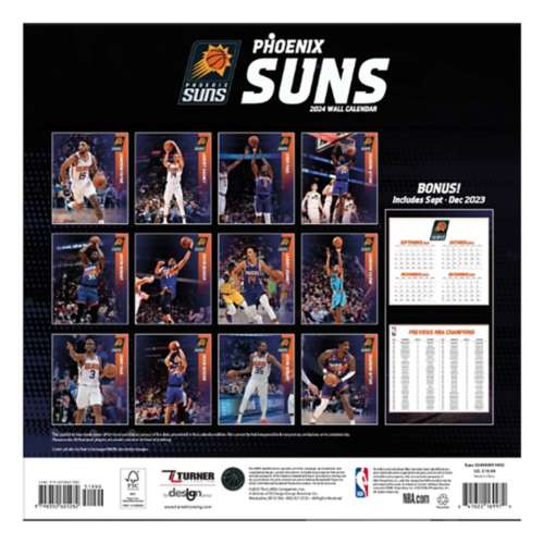 Phoenix Suns 2024 Wall Calendar
