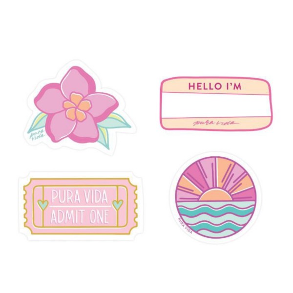 Women's Pura Vida Sweet Girl Sticker Pack product image