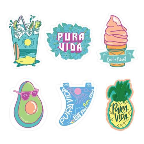 Pura Vida Bracelets Cool & Sweet Sticker Pack