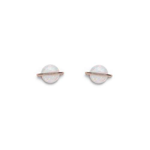 Women's Pura Vida Opal Saturn Stud Earrings