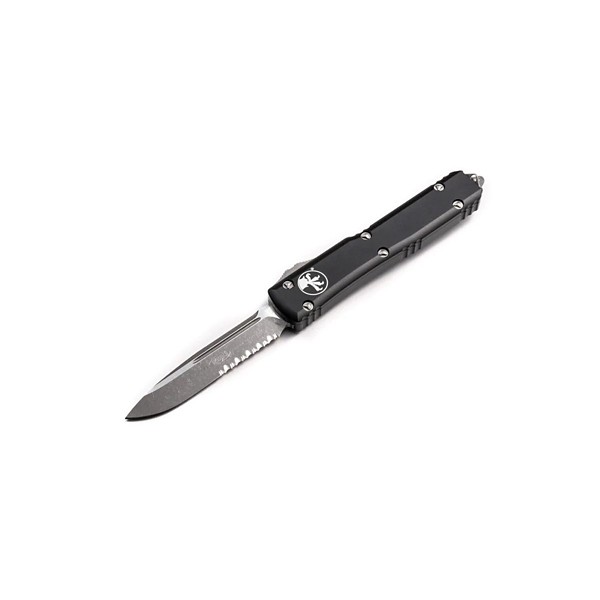 MICROTECH Ultratech S/E Partial Serrated 121-11AP Automatic Knife