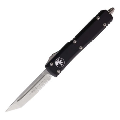 Microtech 123-11 Ultratech Stonewash Serrated Tanto OTF Automatic Knife
