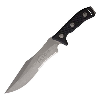Microtech 104-11AP Arbiter G10 Partially Serrated Fixed Blade Knife with Kydex Sheath