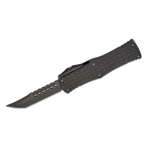 Microtech 919-1DLCTFRSH Hera DLC Hellhound T/E Black Automatic Knife