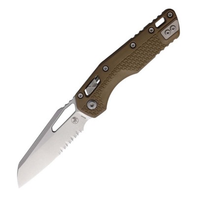 Microtech Standard Issue MSI 210T-11PM Stonewashed Serrated Folding Knife