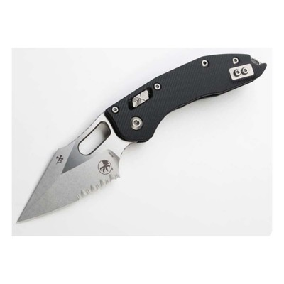 Microtech 169RL-11FLGT Stitch Stonewashed Partially Serrated G10 Folding