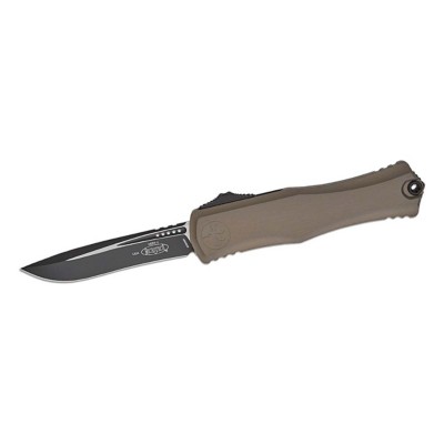 Microtech 1705-1NC Hera II Black Recurve Automatic Knife