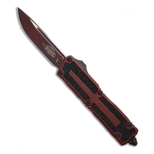 Microtech 1278-1W Scarab II Gen III Weathered Drop Point OTF Automatic Knife