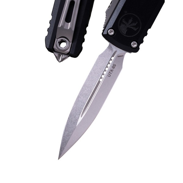 MICROTECH 1232-10 UTX-85 Gen III D/E Stonewashed OTF Automatic Knife