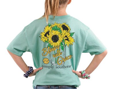 simply southern sunflower cardigan