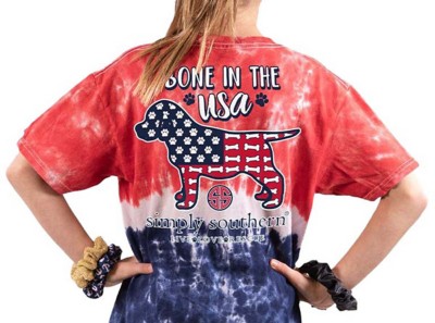 red white and blue simply southern shirt