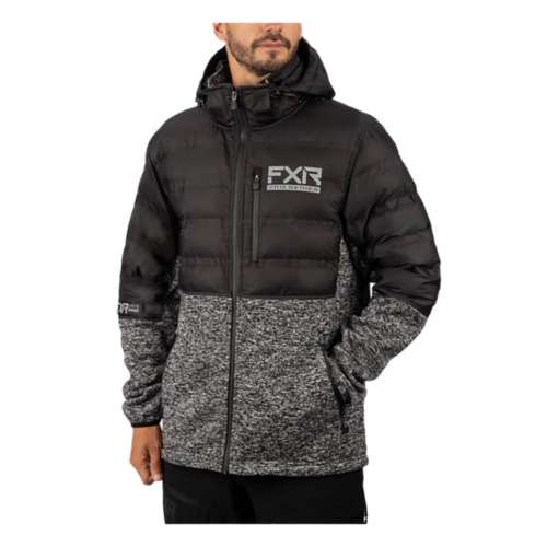 Men's FXR Excursion LT Hybrid Quilted Hoodie Softshell Jacket