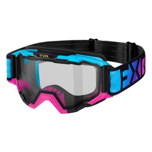FXR Kids' Maverick Clear Snowmobiling Goggles