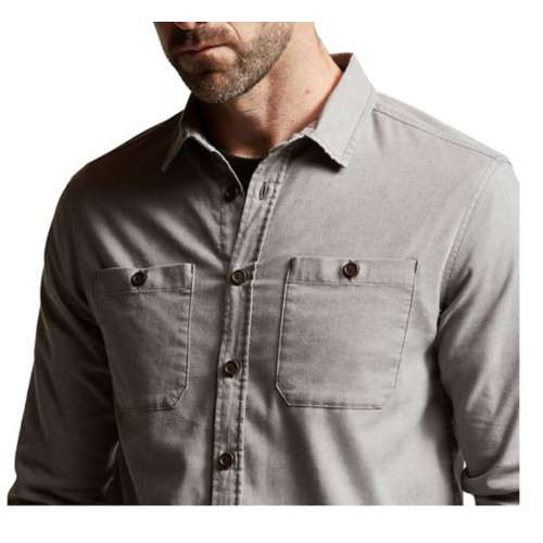 Men's Sitka Ambary Long Sleeve Button Up positie-T-shirt shirt