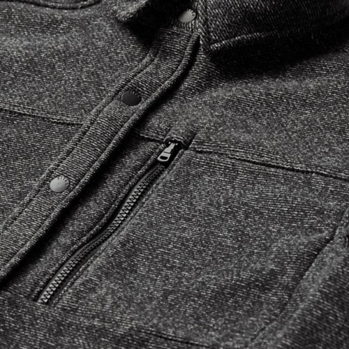SEE SEE WOOL SNAP SHIRTS seesee チャコール M SEE SEE WOOL SNAP SHIRTS seesee チャコール M