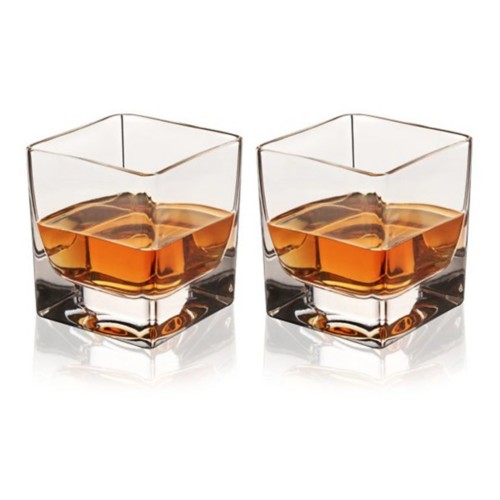 Viski Braque Crystal Rocks Glasses - Primary Image