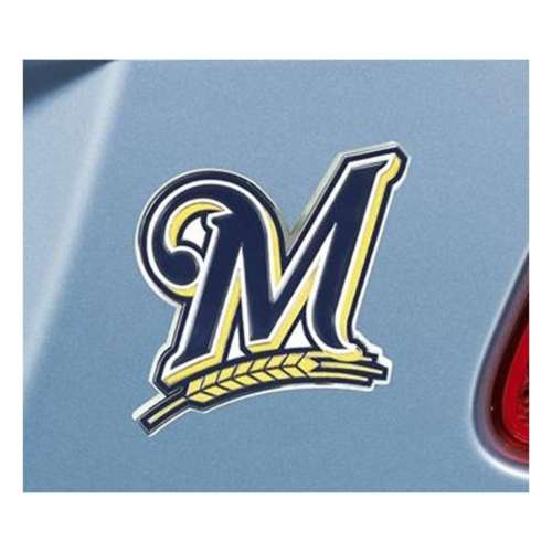 FANMATS Milwaukee Brewers MLB Color Emblem Metal Emblem at