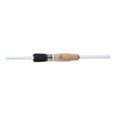 white bird spinning rod