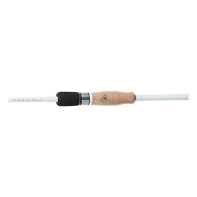 white bird fishing rod