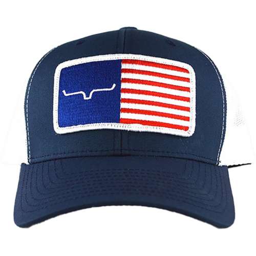 Adult Kimes azul American Trucker Mesh Snapback Hat