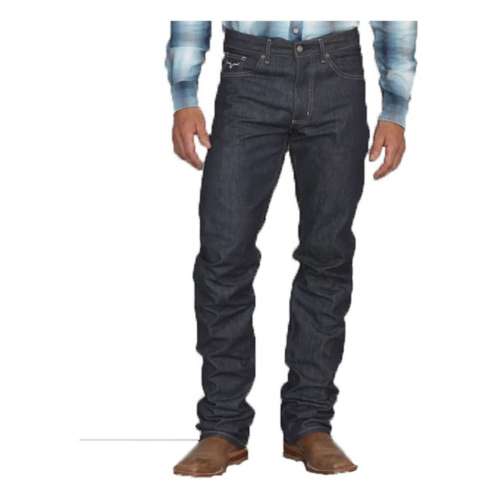 Men's Kimes Ranch Raw James Straight Straight Relaxed Fit Bootcut Jeans