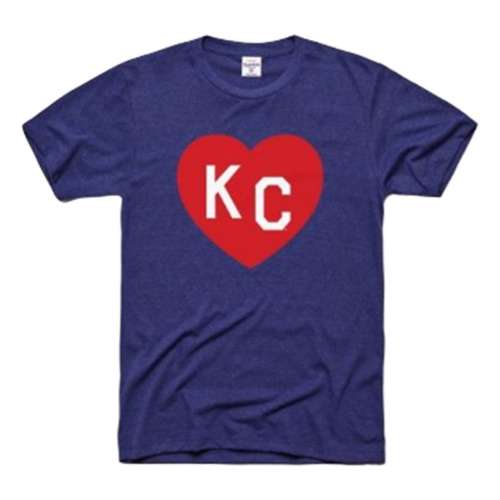 Adult Charlie Hustle KC Heart T-Shirt
