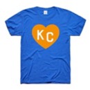 Men's Charlie Hustle KC Crown Town KC Heart T-Shirt