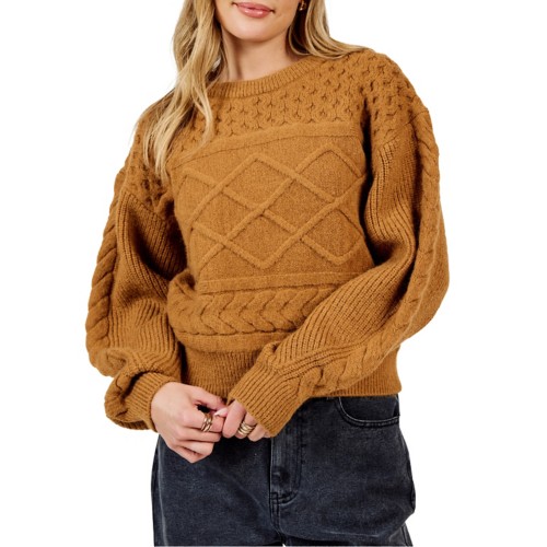 Women's Sadie And Sage Jean Raised Pullover Sweater