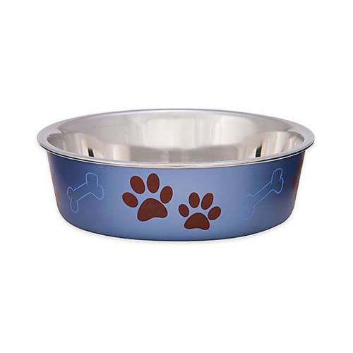 Loving Pets Metallic Blueberry Bella Bowls Dog Bowl