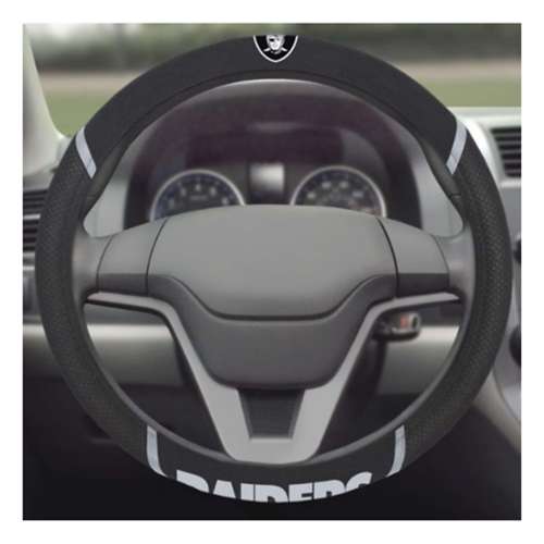 Fanmats Las Vegas Raiders Steering Wheel Cover