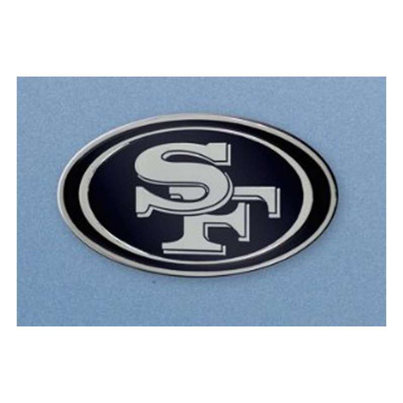 Fanmats San Francisco 49ers Chrome Car Emblem