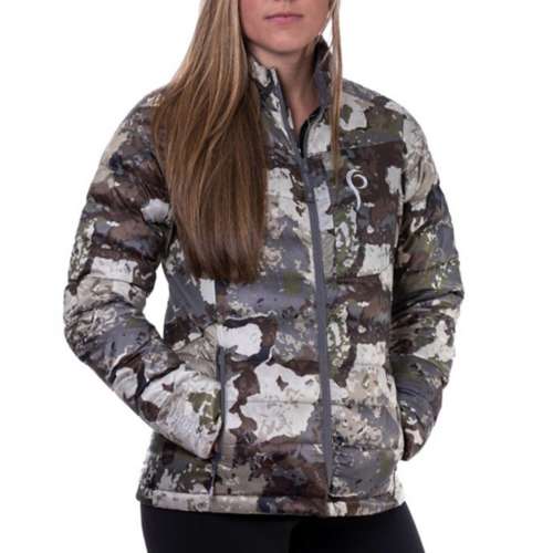 Women's Prois Hunting Apparel Callaid 800 Mid Down Puffer Jacket