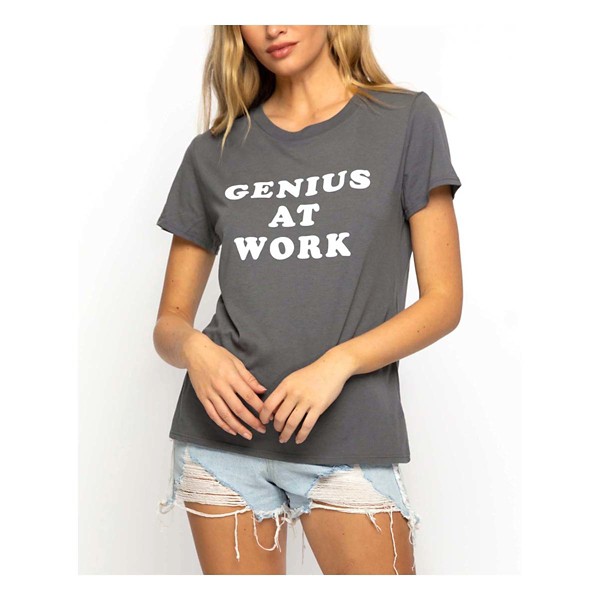 Women's Suburban Riot Genius At Work T-Shirt product image