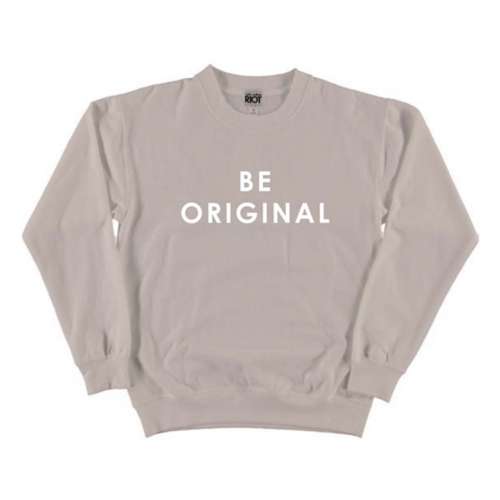 Girls' Suburban Riot Be Original Crewneck Sweatshirt